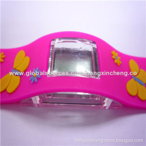 2014 Best Sale Custom Silicone Watch with Quartz Movement